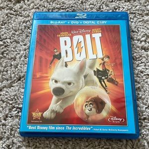 Bolt movie on BluRay and DVD